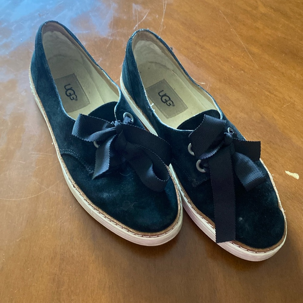 Ugg Black Suede Sneakers